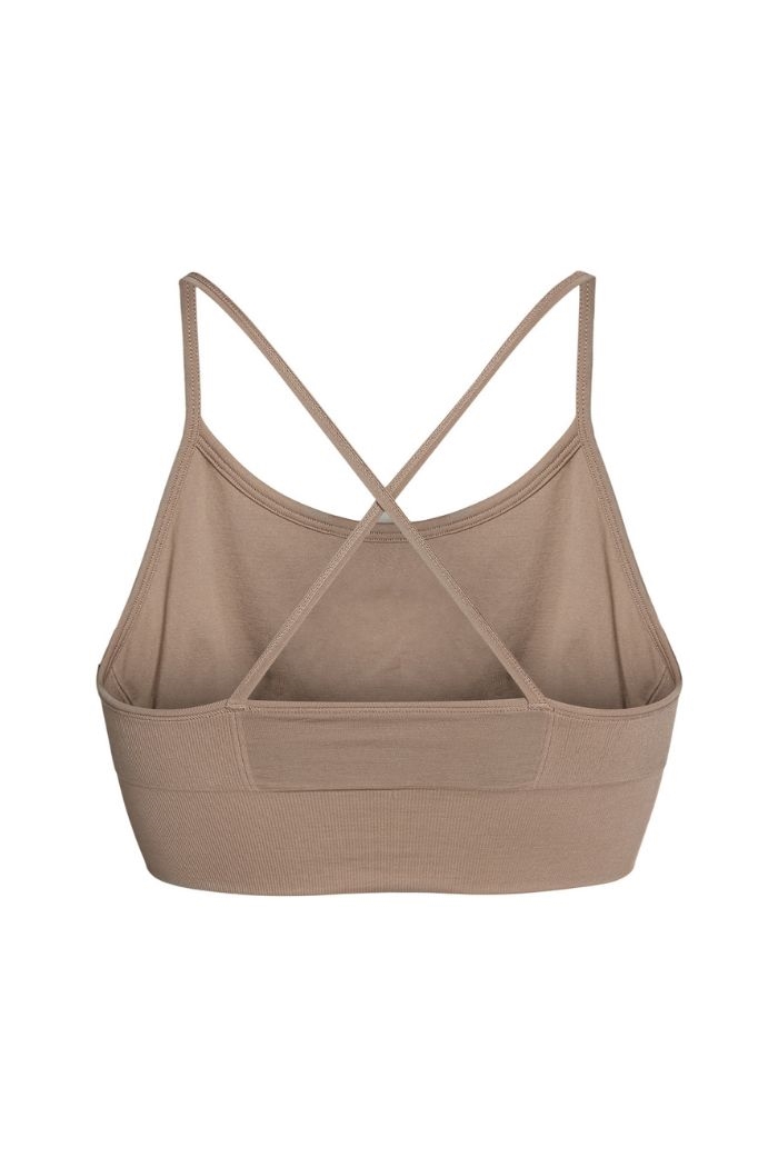 Rethinkit, Hilde Seamless sports bra, Mocca